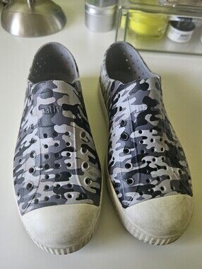 Native Camo Jefferson Slip On Shoe Size 1 Big Kids